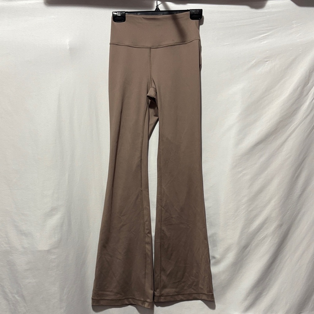 Athletic Works Women's Taupe Flare Pants
